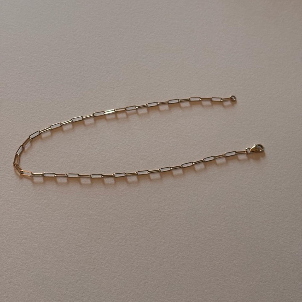 Mejuri 14k Boyfriend Anklet